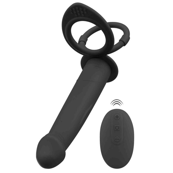 Vibratore Doppia Penetrazione con Comando Wireless