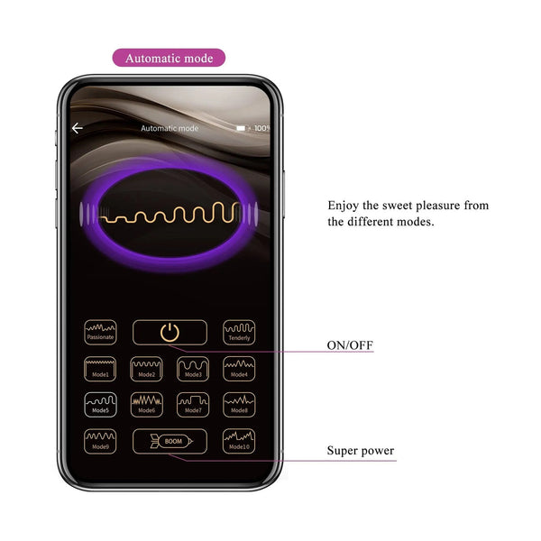 App vibratore modalità automatica pulsanti modalità piacere