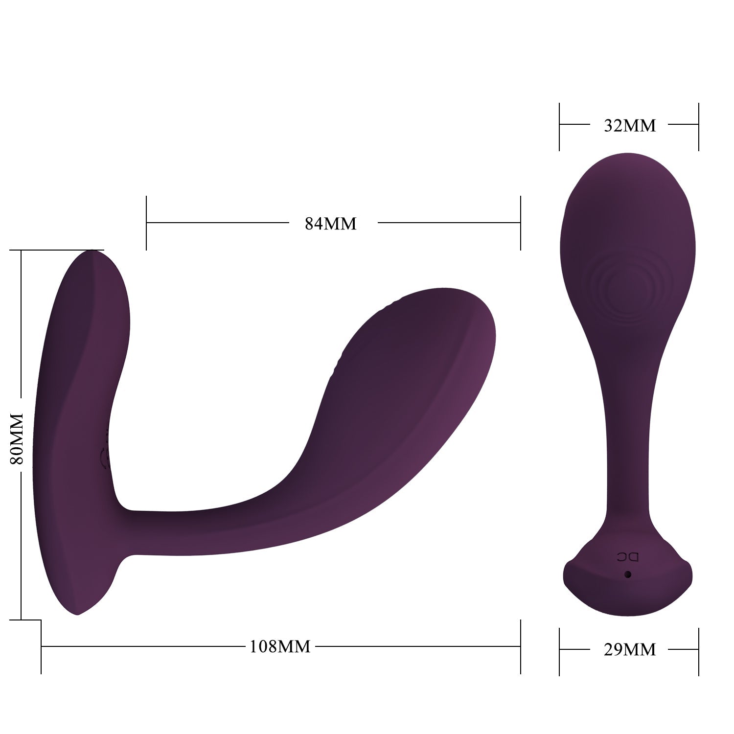 Dual Stimulation Vibrator With Smartphone Control