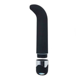 Vibratore Punto G in silicone 15 cm - Multispeed, Nero