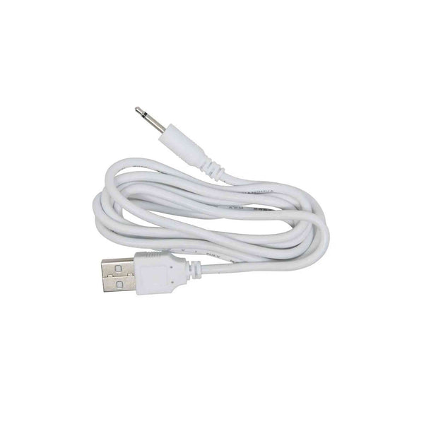Cavo di ricarica bianco USB a spina da 3,5 mm per vibratore Carina