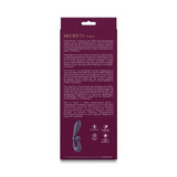 Retro confezione vibratore rabbit SECRETS con specifiche impermeabile IPX7 e 14 modalità