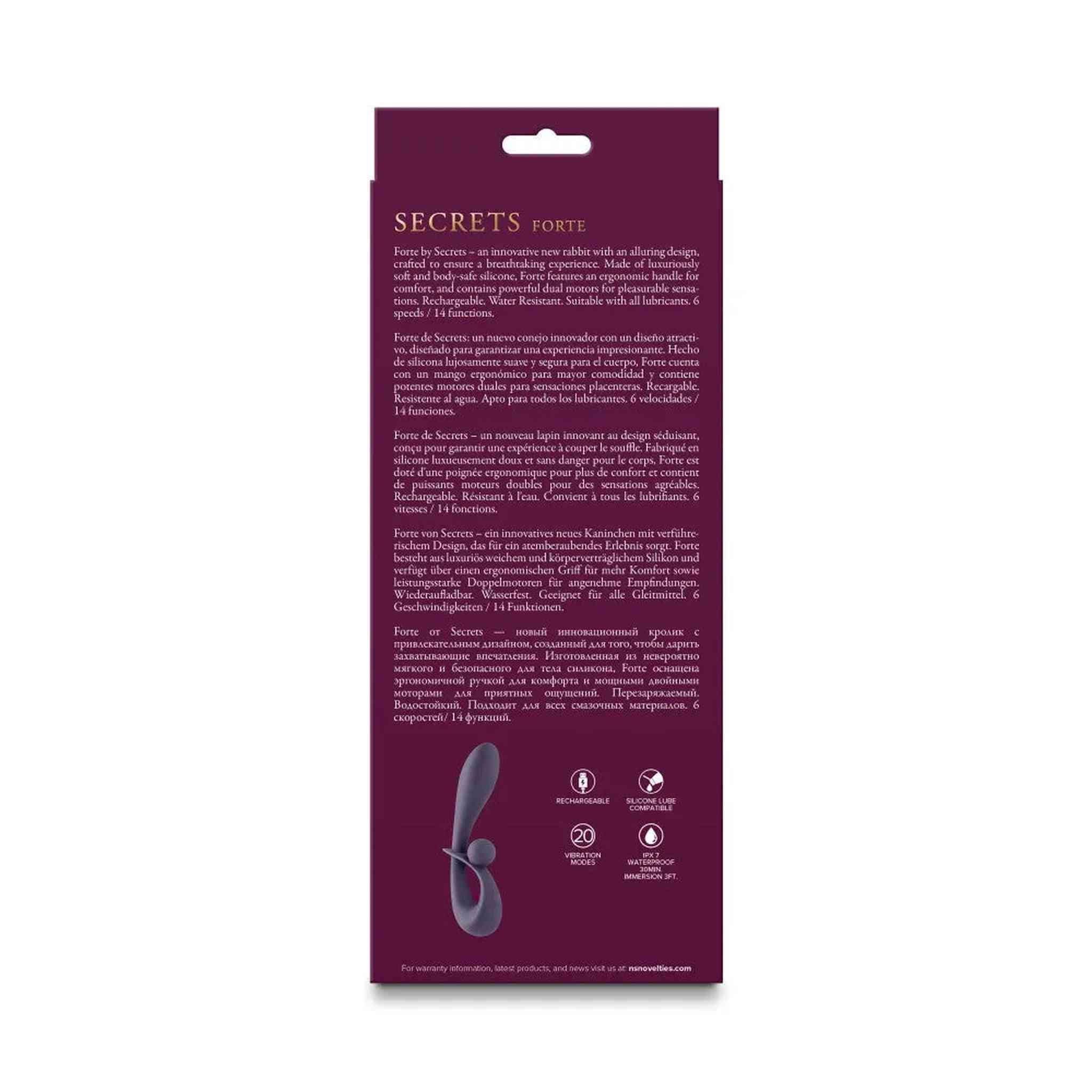 Vibratore Rabbit Elegant Secret 14