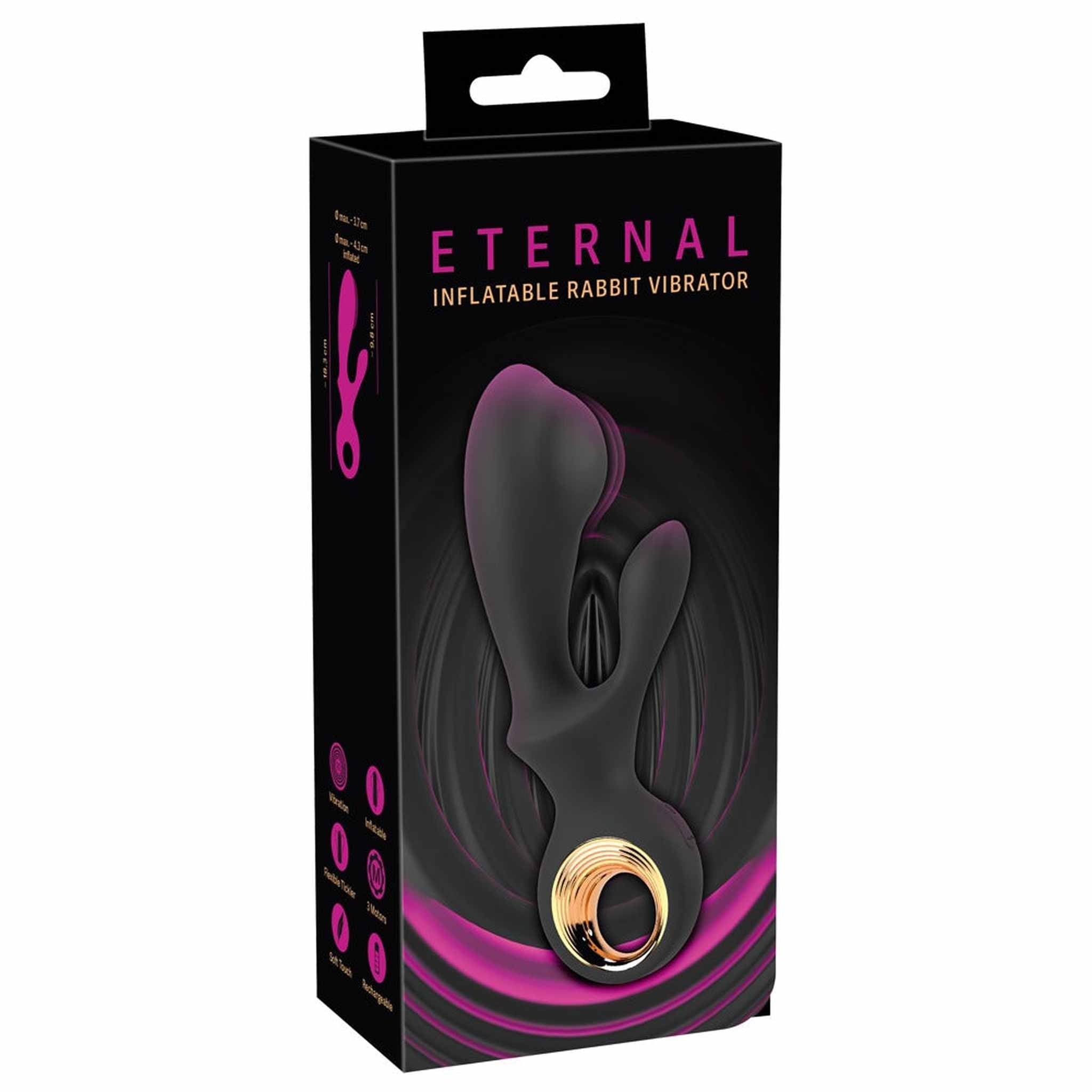 Vibratore Rabbit Gonfiabile in Silicone