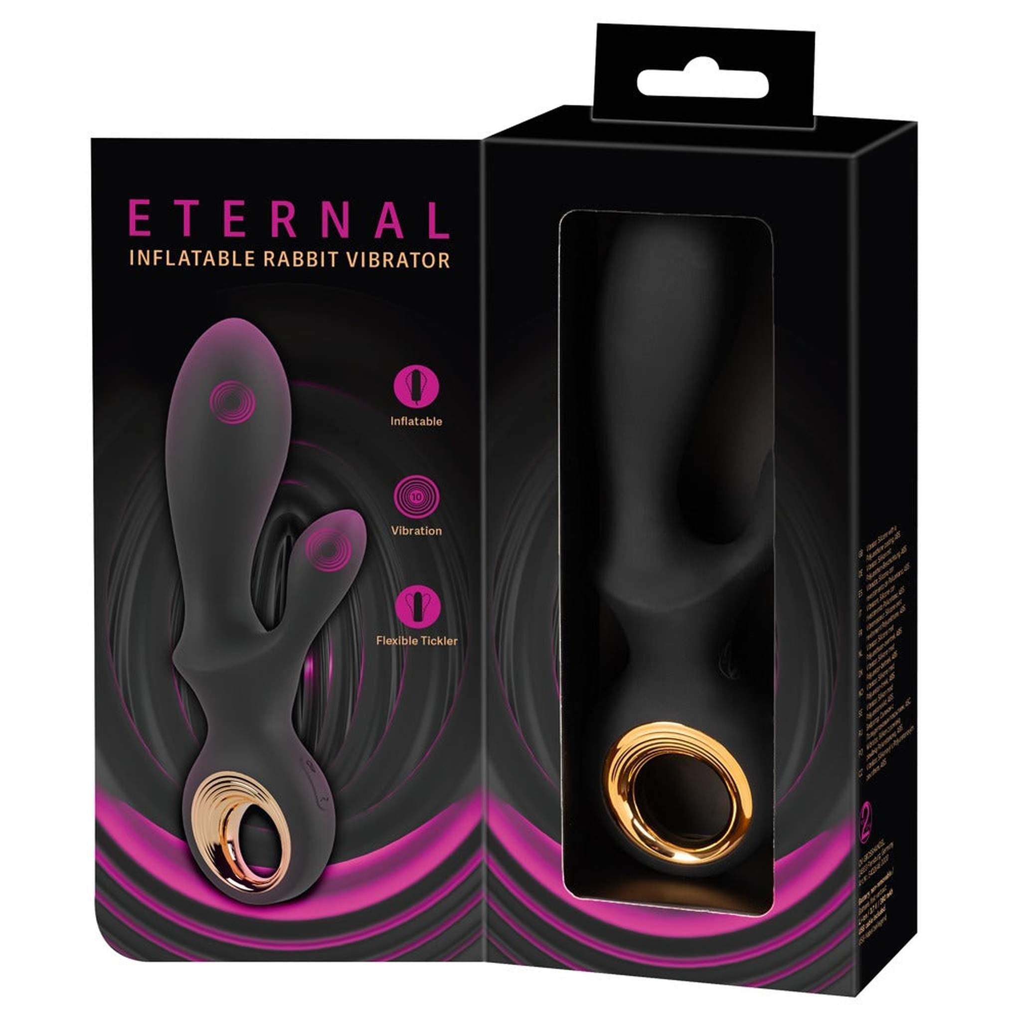 Vibratore Rabbit Gonfiabile in Silicone