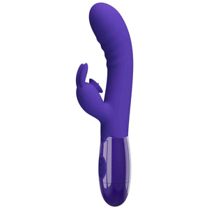 Vibratore Rabbit Silicone Medico con 30 Programmi e Licking Clitorideo