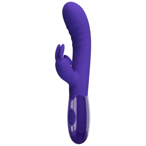 Vibratore Rabbit Silicone Medico con 30 Programmi e Licking Clitorideo