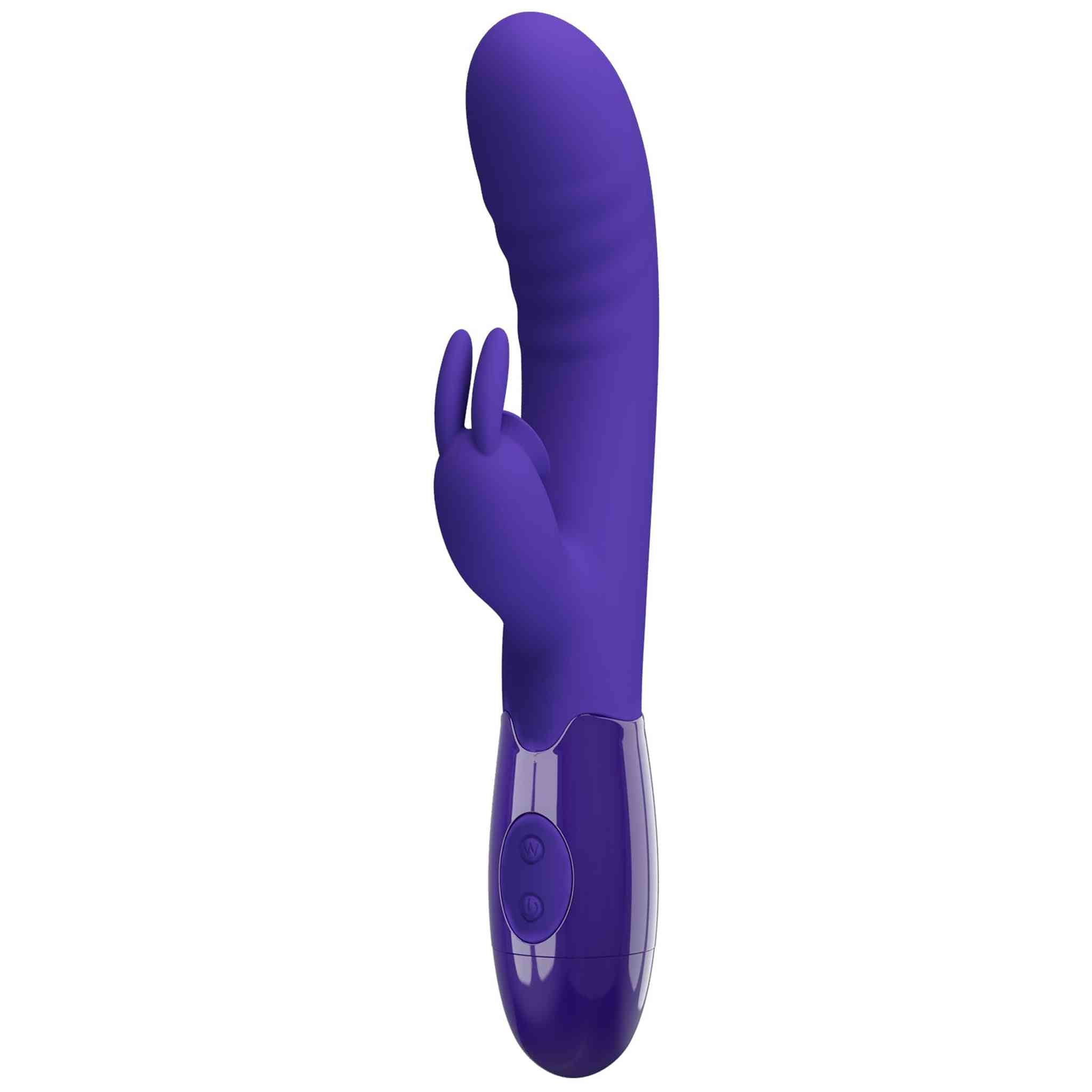 Vibratore Rabbit Silicone Medico con 30 Programmi e Licking Clitorideo