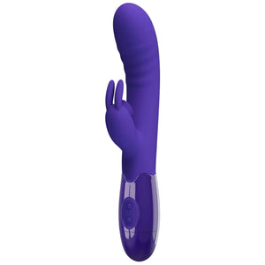 Vibratore Rabbit Silicone Medico con 30 Programmi e Licking Clitorideo