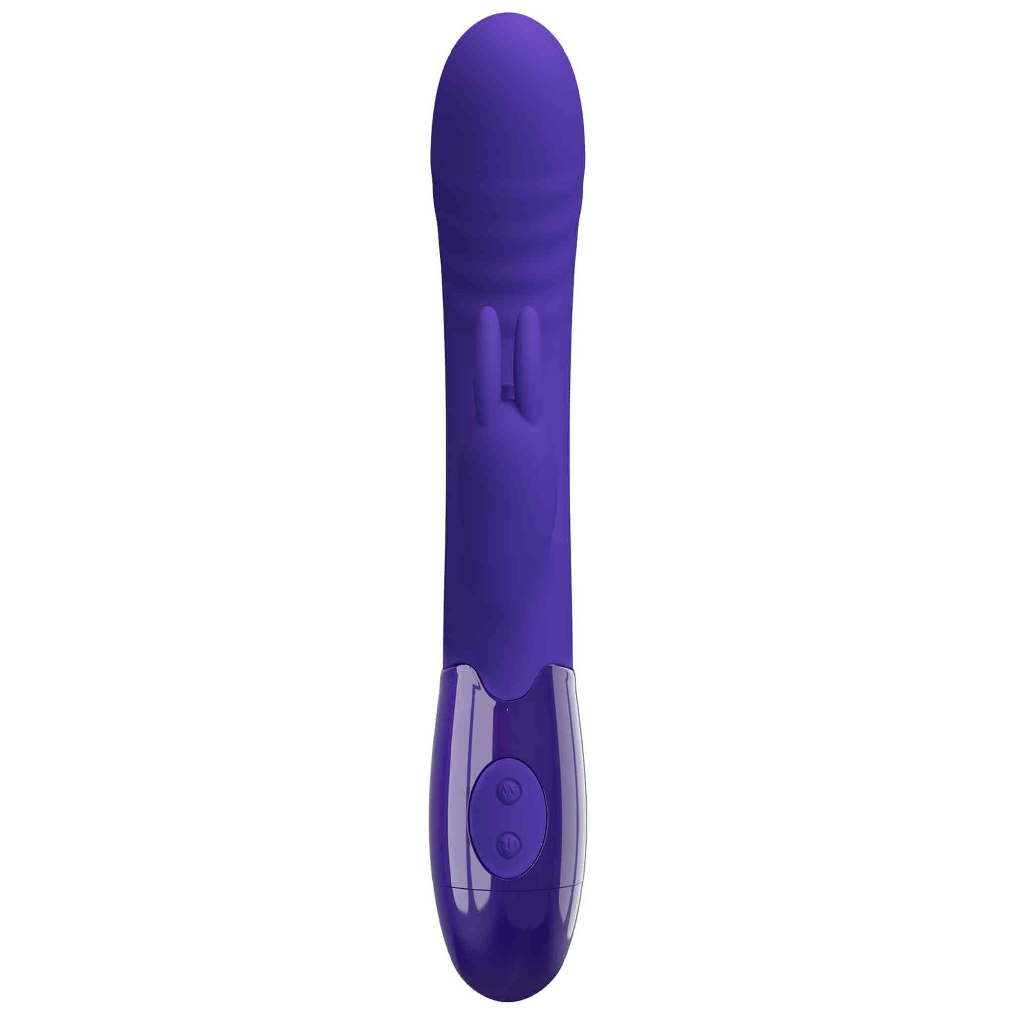 Vibratore Rabbit Silicone Medico con 30 Programmi e Licking Clitorideo