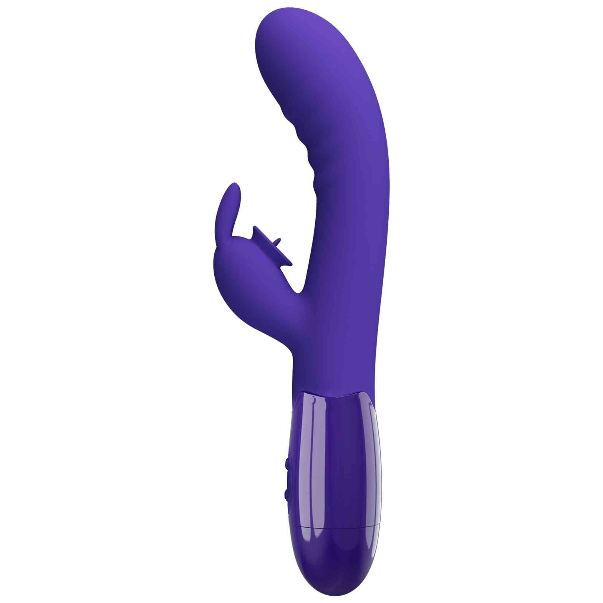 Vibratore Rabbit Silicone Medico con 30 Programmi e Licking Clitorideo