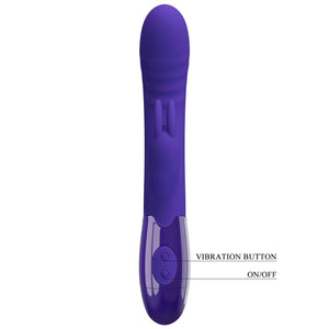 Vibratore Rabbit Silicone Medico con 30 Programmi e Licking Clitorideo