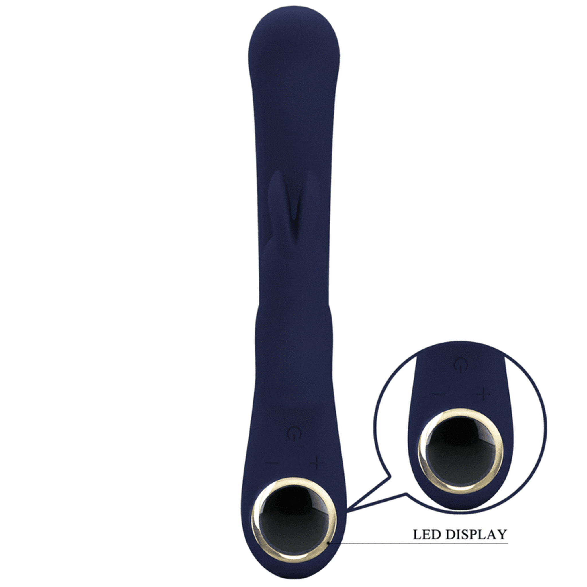 Vibratore Rabbit con Potente Vibrazione e LED di controllo per stato batteria e vibrazione in uso