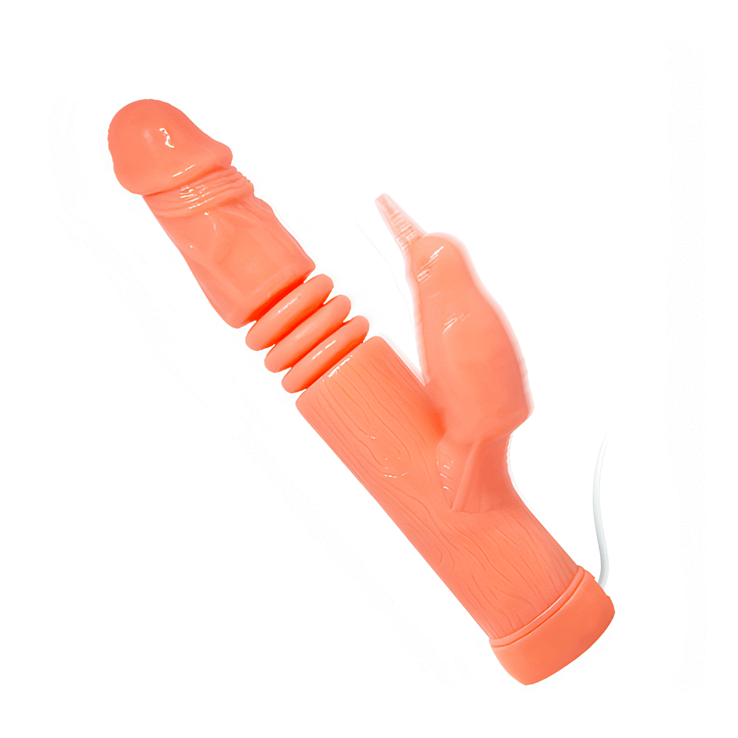 Vibratore Rabbit con Rotazione e UP & Down - Rosa Carne