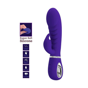 Vibratore Rabbit con Scanalature Extra Stimolanti