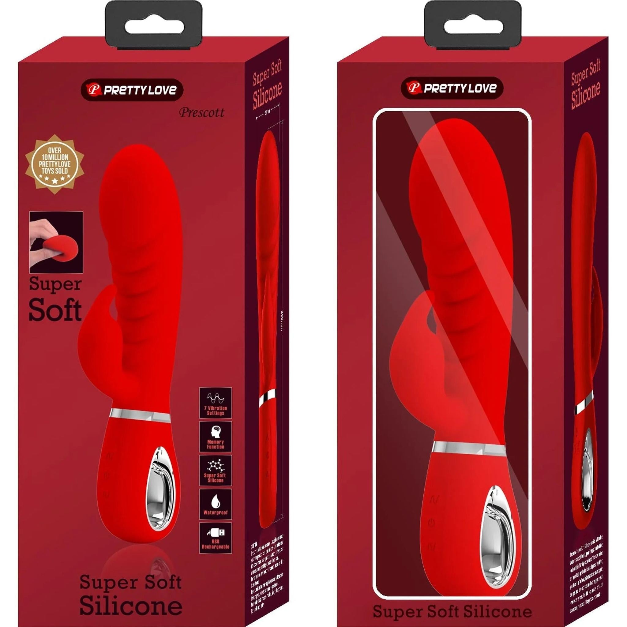 Vibratore Rabbit con Scanalature Extra Stimolanti
