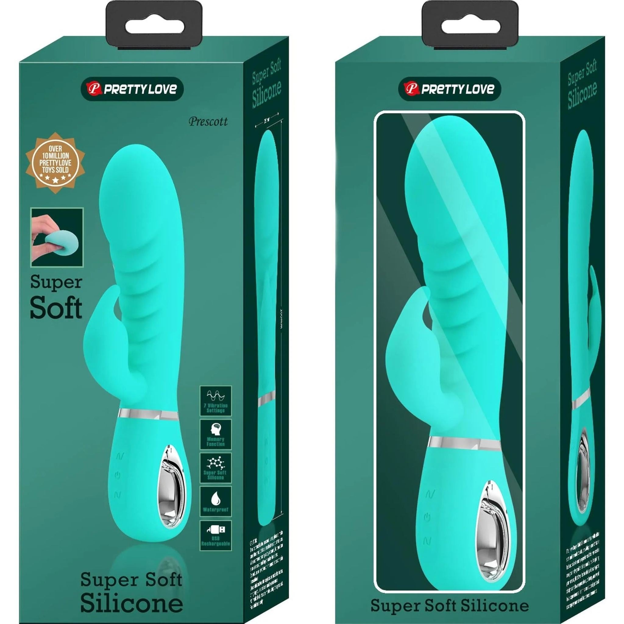 Vibratore Rabbit con Scanalature Extra Stimolanti