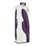 Confezione vibratore rabbit viola VIVE HALO con premio Best of 2022 e design geometrico