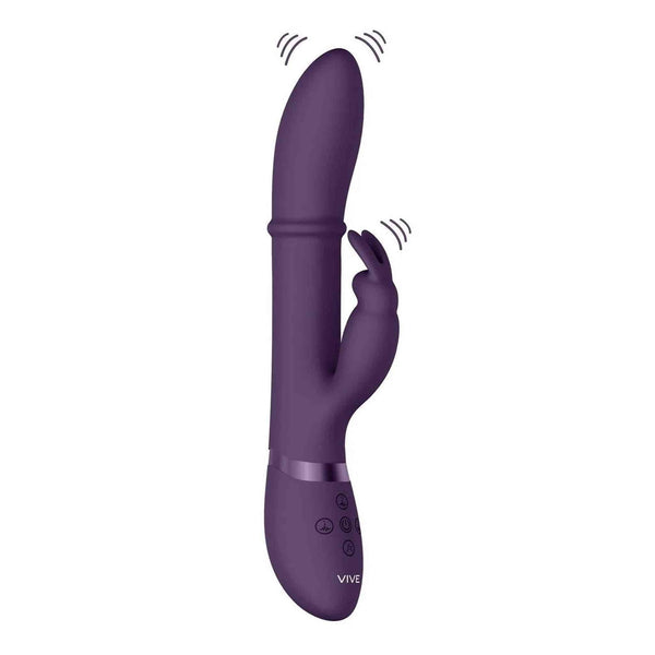 Vibratore Rabbit con anello Sali e Scendi