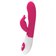 Silicone Rabbit Vibrator with 30 Different Vibration Modes - Purple