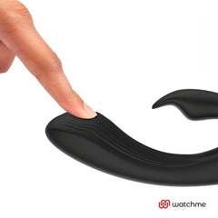 Vibratore Rabbit in silicone con orologio per controllo remoto teconologia WatchMe - 7 modalità di vibrazione