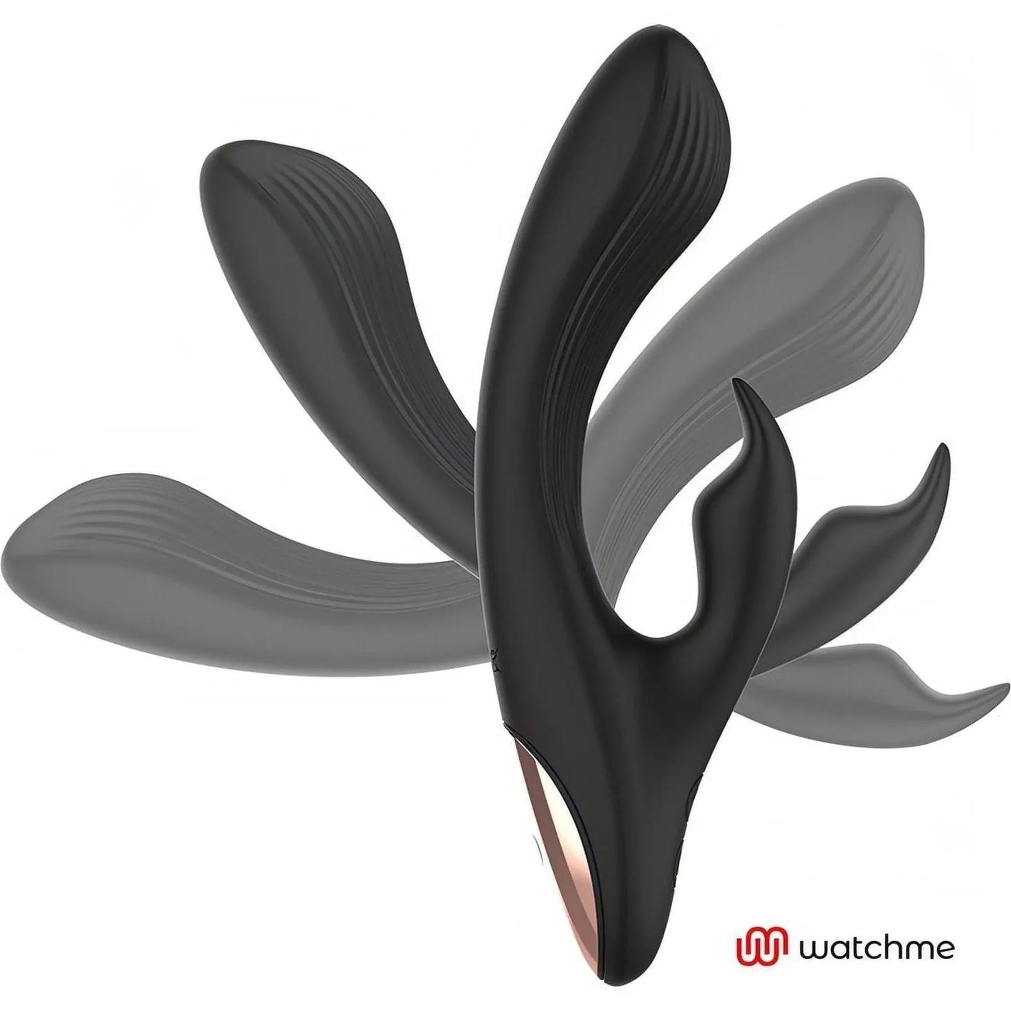 Vibratore Rabbit in silicone con orologio per controllo remoto teconologia WatchMe - 7 modalità di vibrazione
