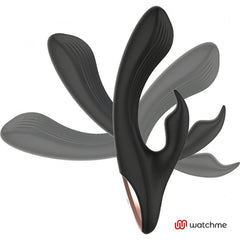 Vibratore Rabbit in silicone con orologio per controllo remoto teconologia WatchMe - 7 modalità di vibrazione