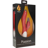 Scatola nera vibratore rabbit Heat Passion ricaricabile con finestra trasparente