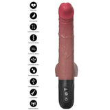 Vibratore Realistico Con Spinta, Vibrazione e Wiggling