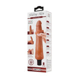 Vibratore Realistico Scappellabile 25 cm Multivelocità