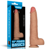 Vibratore Realistico con Pene e Testicoli 11″
