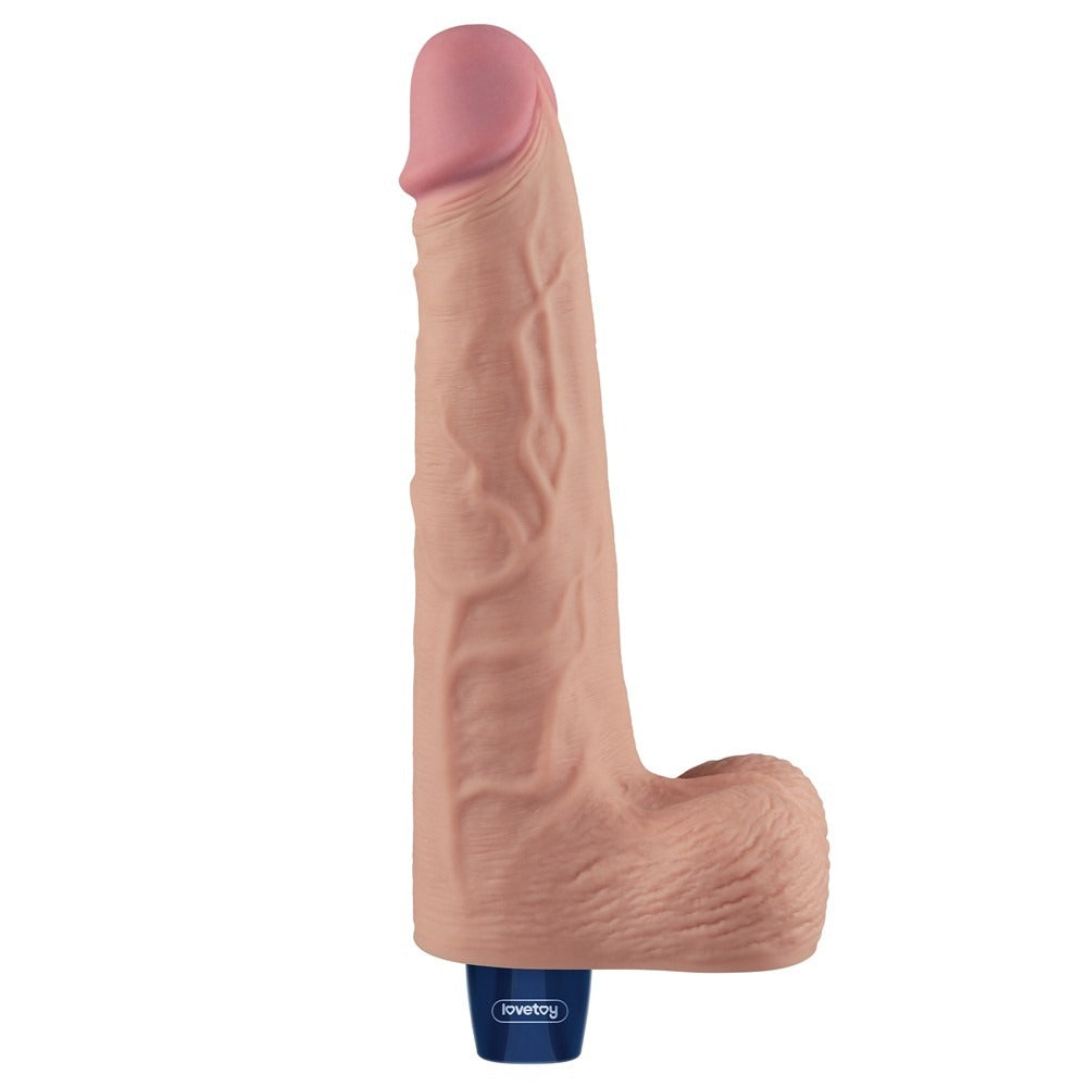 Vibratore Realistico con Testicoli 25.3 cm