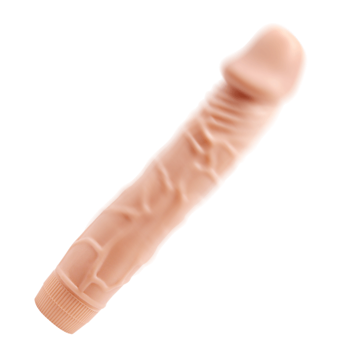 Vibratore Realistico realizzato in  Soft Skin - 22.5 cm Ø 4.5 cm  Multispeed - Rosa Carne
