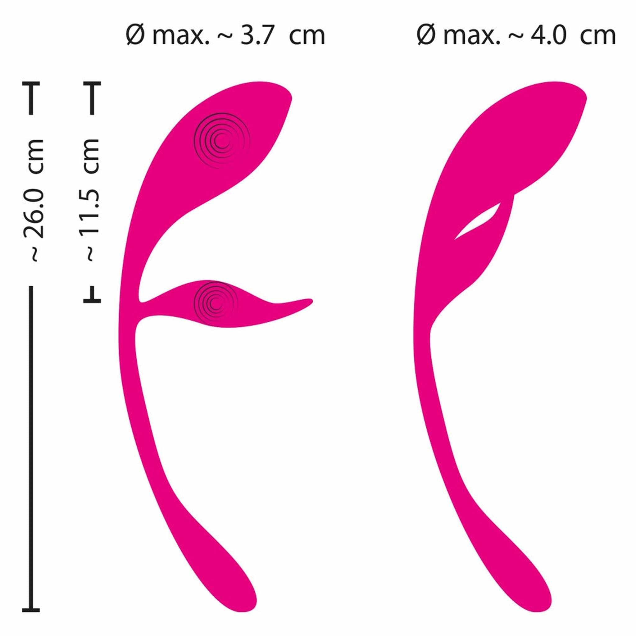 Vibratore Telcomandato Triple Way