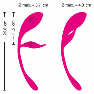 Vibratore Telcomandato Triple Way