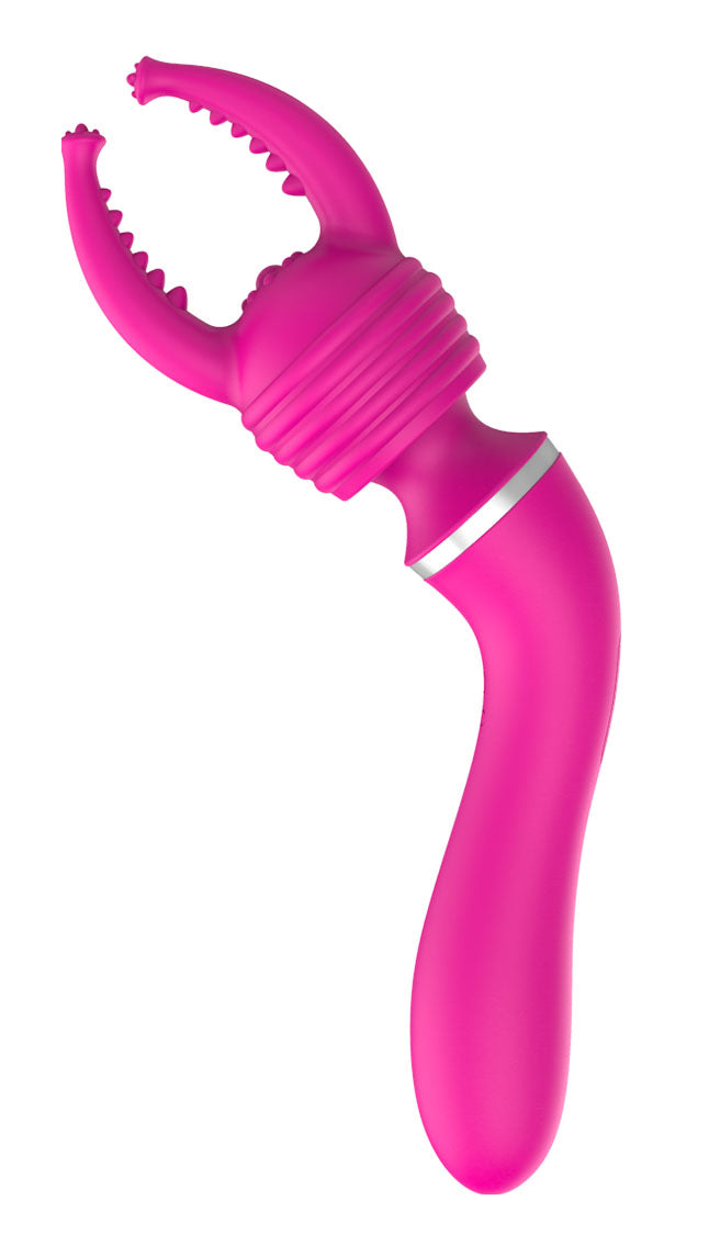 Vibratore Vaginale e Wand Clitorideo con Testina di Precisione