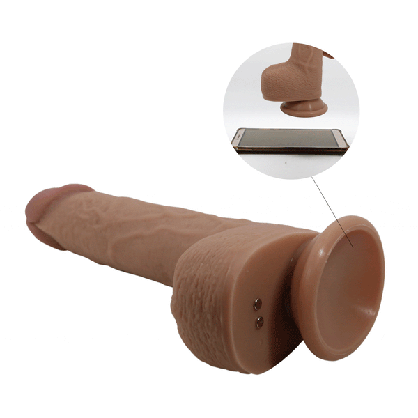 Vibratore Wireless Realistico con Movimento di Up & Down 21 cm Ø 3.4 cm