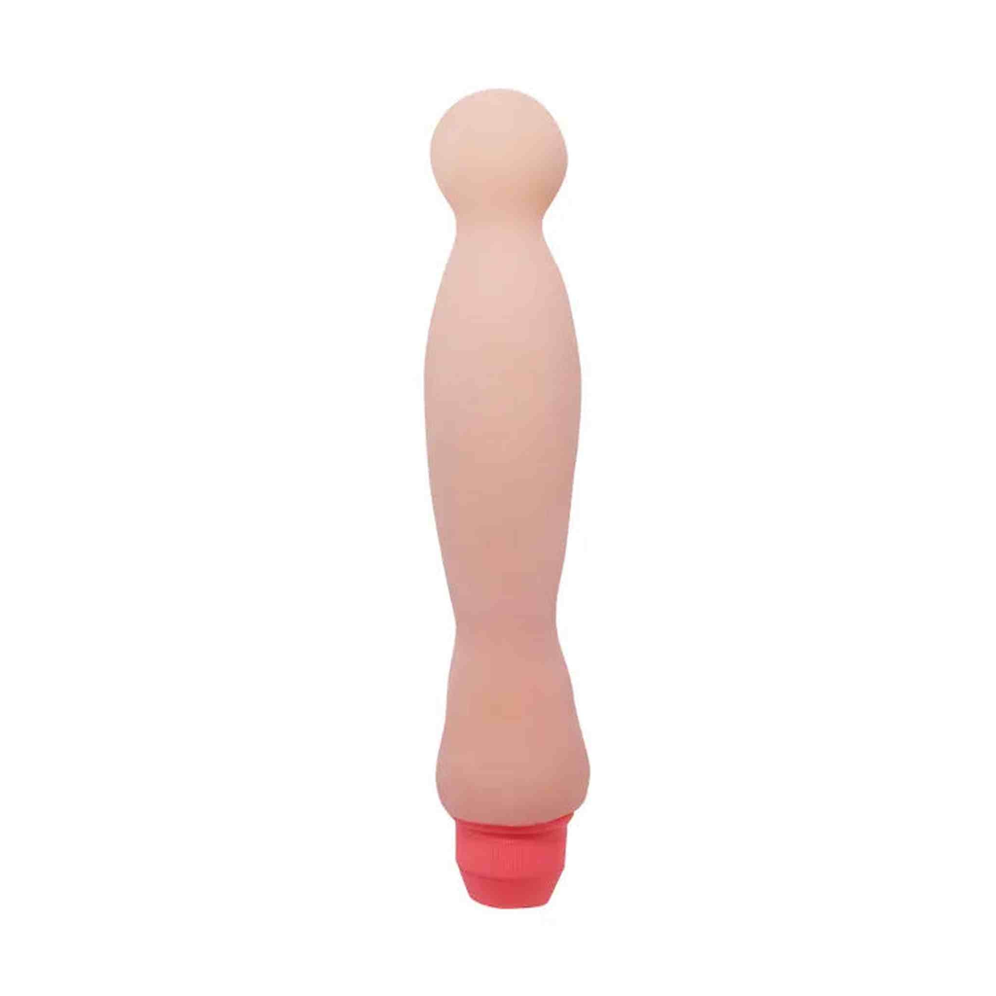 Vibratore con spina modulabile ondulato - Rosa Carne
