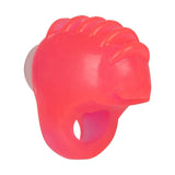 Vibratore da dito rosa Calexotics vista frontale testa ondulata