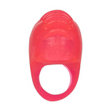 Vibratore da dito rosso acceso Calexotics forma mano compatta