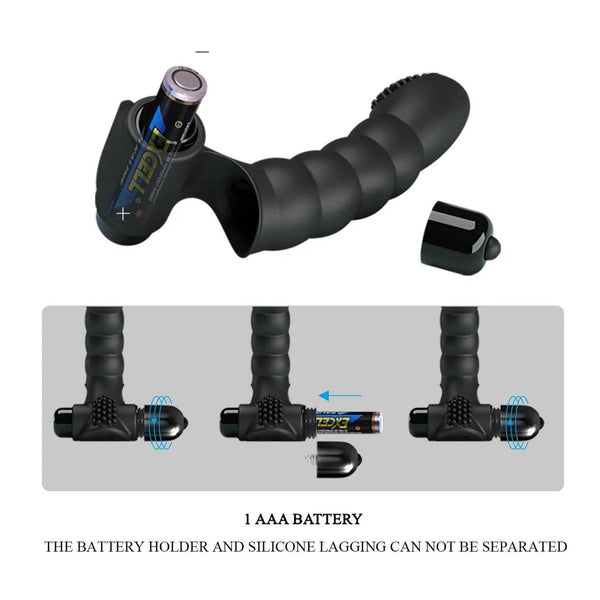 Istruzioni inserimento batteria AAA vibratore da fingering Pretty Love Alexander