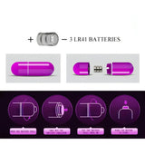 Guida installazione batterie vibratore da dito sequenza istruzioni