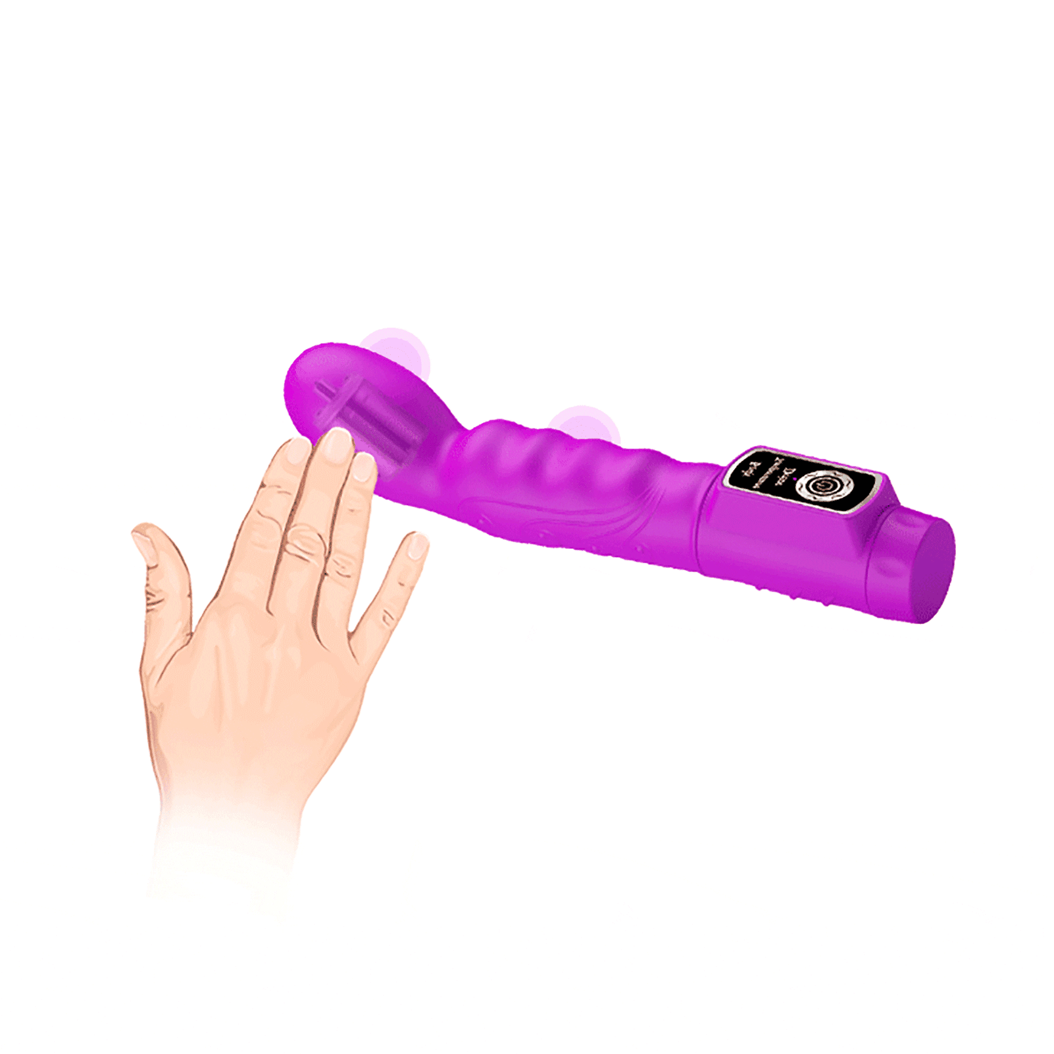 Vibratore design Body Touch - Vibrazione a seconda della temperatura corporea, Silicone medicale 100% allergenico.
