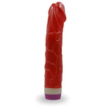 Vibratore realistico BIG multispeed - Rosso