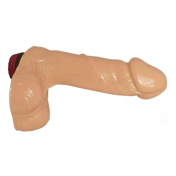 Vibratore realistico con testicoli 6″ - Multivelocità, Rosa Carne