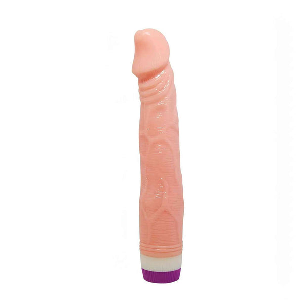 Vibratore realistico con vibrazione multispeed - 22 cm, Rosa Carne