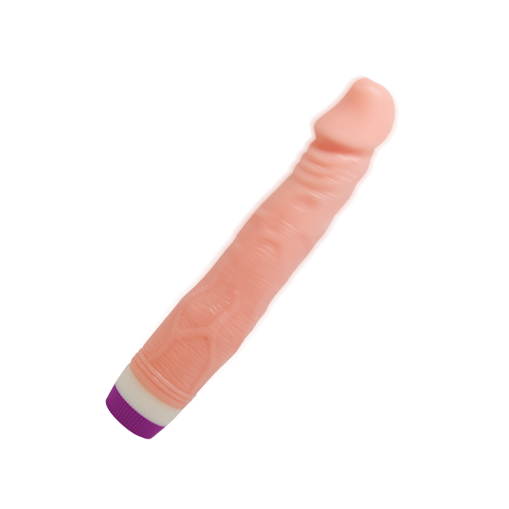 Vibratore realistico con vibrazione multispeed - 22 cm, Rosa Carne