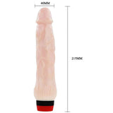 Vibratore realistico in TPR - Rosa Carne
