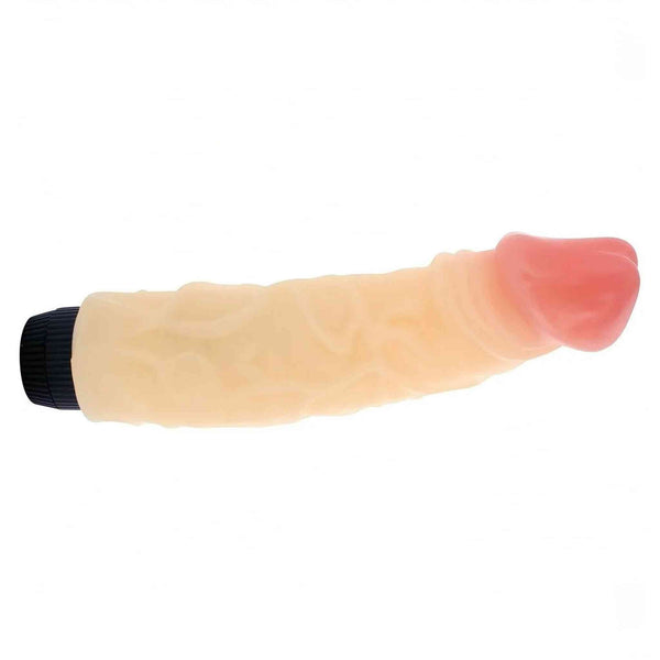 Vibratore realistico in gomma - Rosa Carne