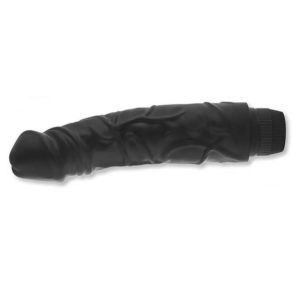 Vibratore realistico nero con venature - Rambo 7.5″